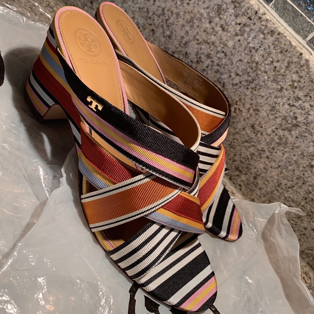 NEW😍🔥TORY BURCH PLATFORM LEATHER SANDALS🔥😍👌